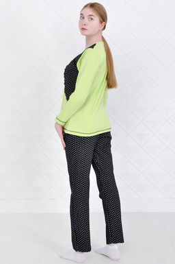 Арт. 4454 Пижама с брюками 54-58 (3 шт) Цвет:ассорти - Калинка фото 2