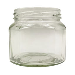 Банка стеклянная (под твист-офф 82мм) 0.43л квадратная