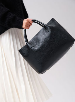 Кожаная сумка Iris DBR 31372 черный соло фото 3
