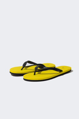 Erkek Duz Taban Slip On Suni Deri Parmak Aras? Terlik - Defacto фото 8