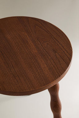 ELM WOOD STOOL - Zara фото 3