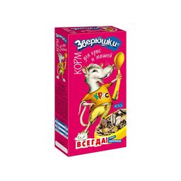 Корм Зверюшки д/крыс и мышей 450г, 18 , Зоомир