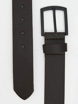 Deri G?r?n?ml? Erkek Kemer