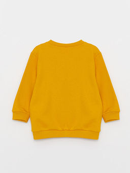 Bisiklet Yaka Bask?l? Erkek Bebek Sweatshirt - Waikiki фото 2