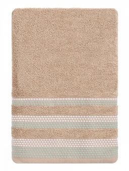 Полотенце для тела 70x140 бежевый махровая ткань