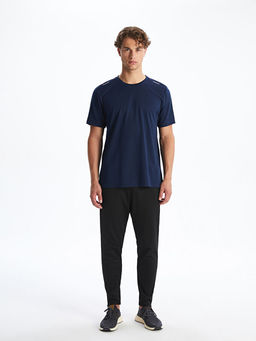 Bisiklet Yaka K?sa Kollu Erkek Spor Dokulu Ti??rt