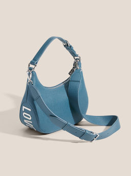 Женская сумка на плечо LOVE MOSCHINO GIANT Артикул 4561002, зелено-синий  фото 4