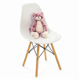 Мягкая игрушка Кот, 50 см, цвет вишнёвый - Simaland фото 6