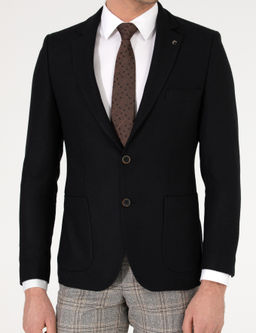 Siyah Slim Fit Ceket - Cacharel фото 6