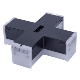ULO-N11X-12W/4000K IP40 BLACK Светильник светодиодный X-образный. Белый свет (4000K). 1200Лм. Алюминий. Цвет черный. TM Uniel