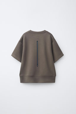 CAMISETA TEXTO SPORTY / Marr?n - Zara фото 5