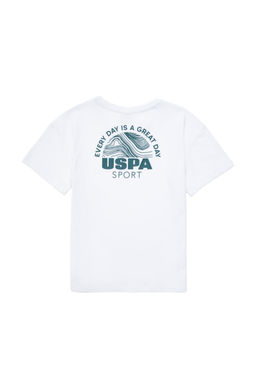 Белая футболка для мальчика - U.s. polo assn фото 3