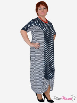 Платье Модель №56 размеры 52-72 - Plusmoda фото 2