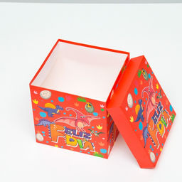 Цена за 12 шт. Коробка Самосборная Детская Динозавры 15х15х15 см - Simaland фото 3