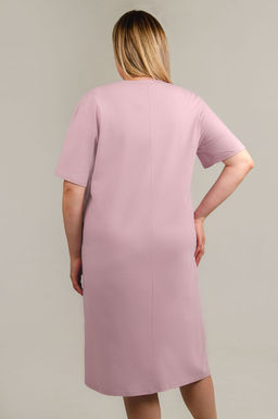 Арт. 4154 Туника женская 52-60 (5 шт) Цвет:пудра - Калинка фото 7