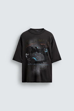 WASHED PRINTED KNIT T-SHIRT - Zara фото 8