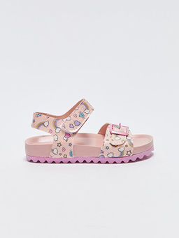 Bask?l? C?rt C?rtl? K?z ?ocuk Sandalet - Waikiki фото 2