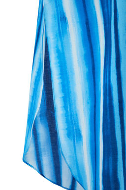 Soyut Desenli Dokuma %100 Pamuk Maxi Plaj Elbise TBESS25EL00002 - Trendyolmilla фото 6