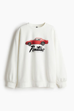 Sudadera oversize con estampado - H&m фото 5