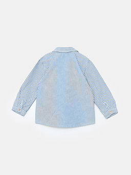 Uzun Kollu ?izgili Erkek Bebek G?mlek