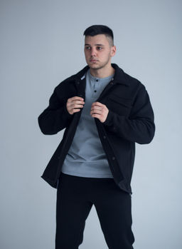 Утепленный костюм на кнопках футер 3-нитка начес - Knitka wear фото 5
