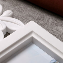 Фоторамка - коллаж на 4 фото 10?10, 10?15 см Я люблю тебя, пластик, мультирамка, белая, 26.5?40?2.5 см