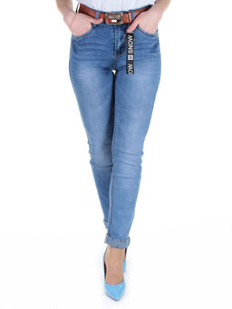 T088 Джинсы зауженные женские BG - Фабричный китай фото 2
