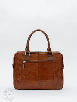 Сумка женская кожаная 2457Y caramel Polina&Eiterou