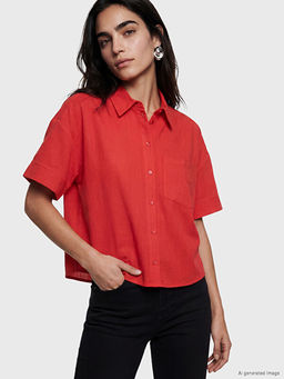 Oversize Poplin Kad?n G?mlek