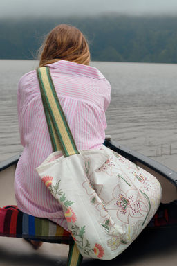 FANTASY FABRIC MAXI SHOPPER