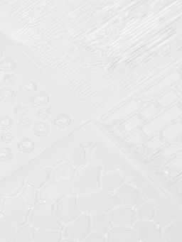 Печати для мастики Доляна «Кирпичи», 4 шт., 30.5×15.5×0.1 см, пластик, прозрачные