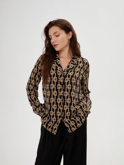 Рубашка 312.030063/коричневый - Seven senses фото 2