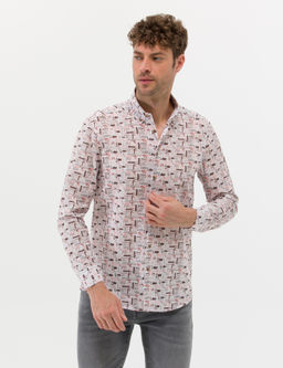 Рубашка Pierre Cardin Bej Regular Fit бежевая