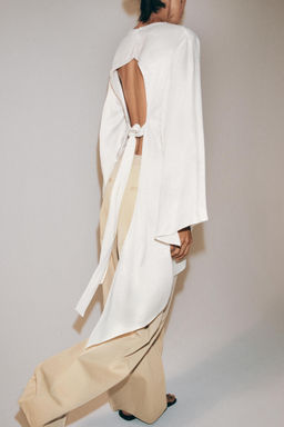 TOP ASIM?TRICO SATINADO ZW COLLECTION / Blanco roto - Zara фото 9