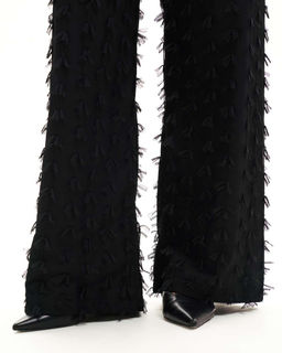 Брюки с бантиками из сеточки