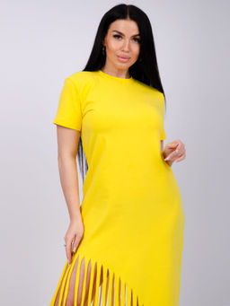 Платье Калипсо 6 молоко, трикотаж - Малина фото 13