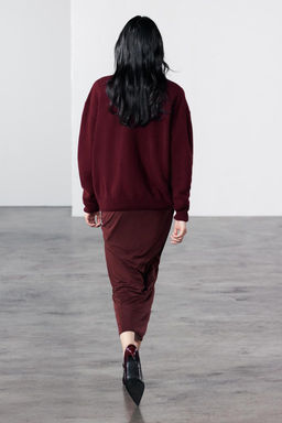 PLAIN CASHMERE AND WOOL SWEATER - Zara фото 2