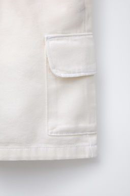 STRAIGHT FLOWING CARGO BERMUDA SHORTS - Zara фото 4