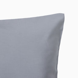 Наволочка Этель 50х70 см, цвет серый, мако-сатин, 114г/м2, 100% хлопок  фото 2