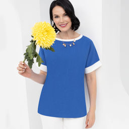 Туника Комфорт в каждом дне (лазурь) - Charutti фото 4