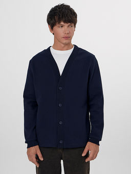 Кардиган мужской темно-синий