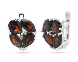 Серьги, гранат, Лада