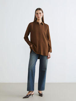 Gabardin Kad?n G?mlek Tunik