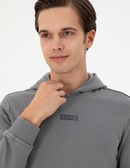 Мужской серый свитшот Неожиданная скидка в корзине - U.s. polo assn фото 2