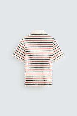 STRIPED POLO SHIRT - Zara фото 7