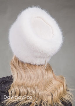 Шапка Кубанка экомех белый