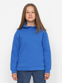 CRB wear/CWJG 63683-42 Толстовка для девочки,синий/Ex.Cherubino