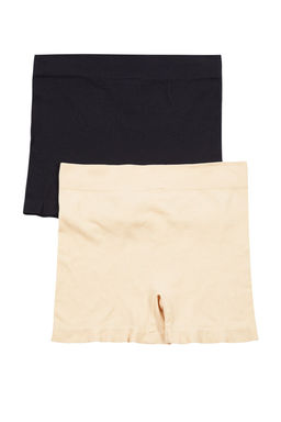 Trendyolmilla Siyah-Ten 2li Paket Seamless/Dikissiz Boxer Orme Kulot THMAW25KU00010  фото 7