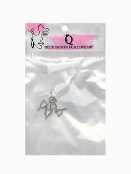 Цена за 3 шт. Держатель для кулона, 11?7 мм (набор 5 шт.), цвет серебро