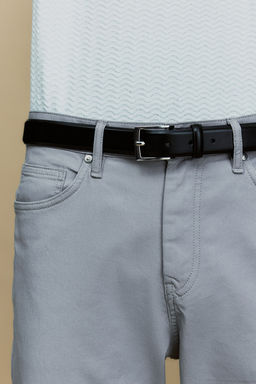 Pantalon en sarga de algodon Slim Fit - H&m фото 3